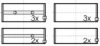 FEDER 4668M050 Main Bearings, crankshaft